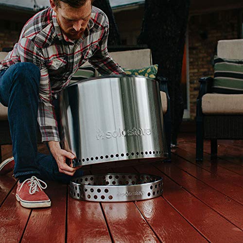 Solo Stove Bonfire Bundle - Bonfire Fire Pit with Stand, Roasting Sticks with Carry Case, and Waterproof Shelter