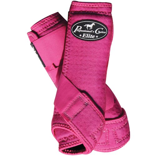 Professional's Choice ♦ VENTECH Elite Equine Sports Medicine Boots Set of 4 ♦ All Sizes & Colors (Raspberry, Large)