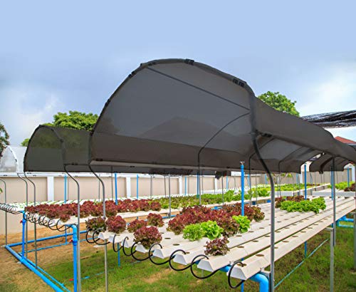 Coolaroo 300371 Outdoor or Exterior, (6' X 100'), Black Shade Fabric 50% UV Coverage for Gardening
