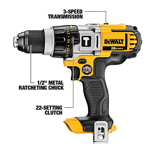 DEWALT 20V MAX Cordless Drill Combo Kit, 5-Tool (DCK592L2)