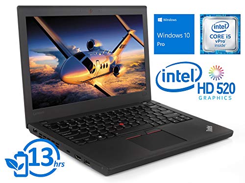Lenovo ThinkPad Laptop 12.5" HD Display 16GB RAM 256GB SSD HDMI Card Reader Wi-Fi Bluetooth Win 10 Pro