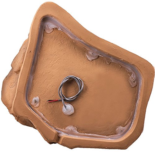 OSD Audio 8" High Fidelity Outdoor Rock Speaker Durable Weather-Resistant Design, Single - Sandstone Brown RS850