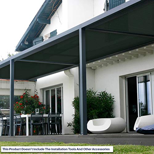 Windscreen4less Dark Green Sunblock Shade Cloth,95% UV Block Shade Fabric Roll 6ft x 120ft