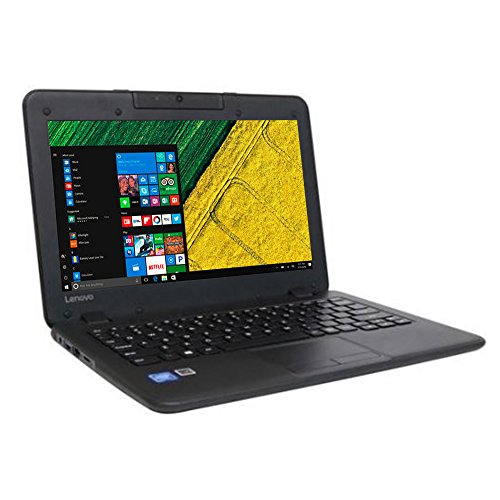 2017 Lenovo 11.6" Business Laptop PC Intel Celeron Dual-Core Processor 4GB RAM 32G SSD Webcam WiFi HDMI Windows 10-Black
