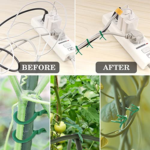 Legigo 65.6 Feet Rubber Wire Twist Ties Plant Tie, Reusable Heavy Duty Garden Wire Ties for Plants, Soft Plant Wire for Support Plant Flowers Stems, Stalks, Vines, Tomato Branches (20 Meters)