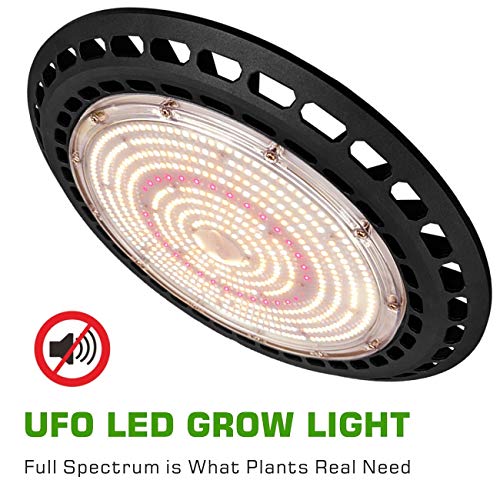 TopoLite 24"x24"x48" Grow Tent Dark Room Indoor Hydroponic System Kit w/D-Door + New TECH UFO LED 600W Full Spectrum Grow Light (Actual Power 200W)