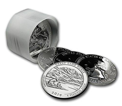 2014 5 oz Silver ATB Great Sand Dunes National Park, CO Silver Brilliant Uncirculated