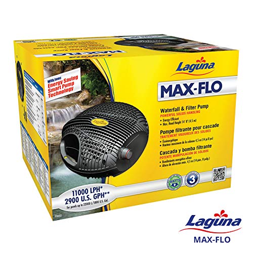 Laguna Max-Flo 2900 Electronic Waterfall and Filter Pump for Ponds Up to 5800-Gallon