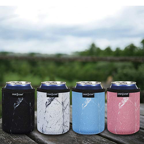 12OZ Standard Can Sleeves Insulators Standard Can Skin Covers 12OZ Beer Coolers Great Marble 20packs