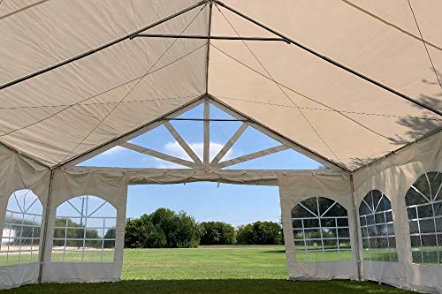 20'x20' PVC Marquee - Heavy Duty Party Wedding Canopy Tent Gazebo Shelter w Storage Bags by DELTA Canopies