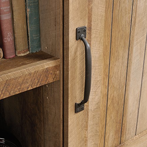 Sauder Adept Storage Accent Storage Cabinet, For TV's up to 39", Craftsman Oak finish