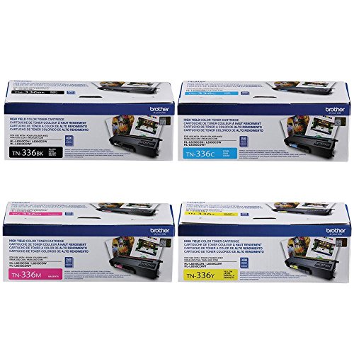 Brother Toner Cartidge Set Black, Cyan, Magenta, Yellow (Black 4000/Color 3500 Yield)