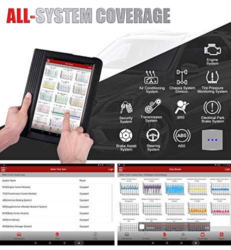LAUNCH X431 V+ (Upgrade Version of X431 V PRO) Bi-Directional Key ECU Coding Actuation Test Diagnostic Scan Tool with 20 Reset Functions, BMS, ABS Bleeding TPMS Reset Full System 2 Years Free Update