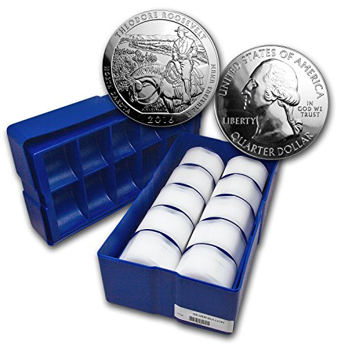 2016 5 oz Silver ATB Theodore Roosevelt National Park, ND Silver Brilliant Uncirculated