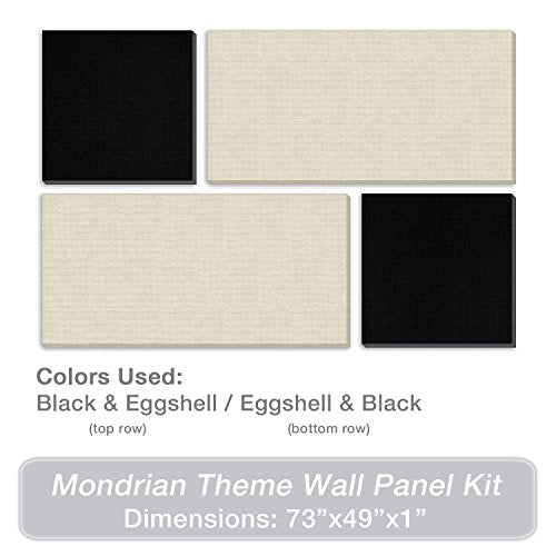 ADW Acoustic Panels Mondrian Kit – 73” X 49” X 1”