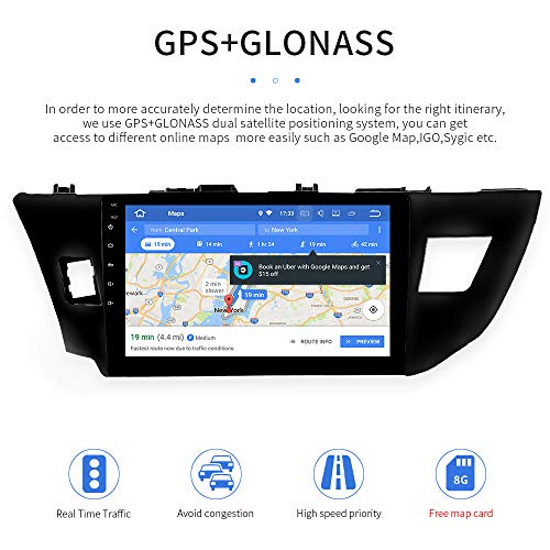Dasaita 10.2" Android 9.0 Car GPS Navigation W/ Octa Core 4GB & 32GB Auto Radio Multimedia Stereo