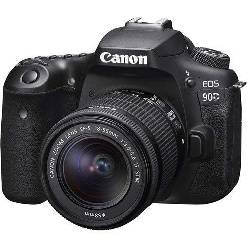 Canon EOS 90D DSLR Camera EF-S 18-55mm Tamron 70-300mm Lens 500mm & 650-1300mm Telephoto Preset Lens Wide Angle Accessory Bundle