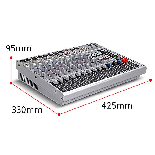 G-MARK GMX1200 Professional audio mixer micriophone console dj Music Studio 12 channels 8 mono 4 stereo 7 brand EQ 16 effect USB play