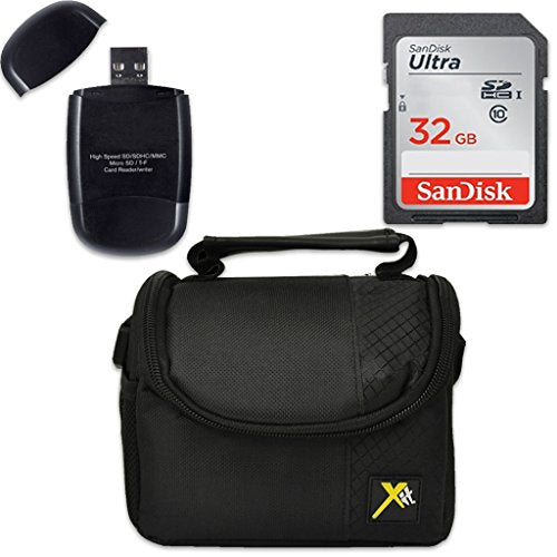Canon PowerShot G5 X Wi-Fi Digital Camera with Sandisk 32 GB SD Memory Card + Extra Battery + Tripod + Case + Card Reader + Cleaning Kit
