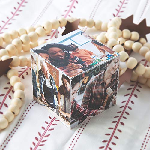 1.5 inch Wood Blocks | Natural Unfinished Craft Wooden Cubes -by CraftpartsDirect.com | Bag of 500