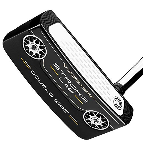 Odyssey Stroke Lab Black Putter (Right Hand, 34", Double Wide Flow Neck, Pistol Grip)