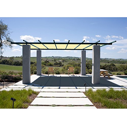 Coarbor Rectangle 6'x14' Straight Edge Waterproof Sun Shade Sail with Grommets for Pergola Patio Gazebo Pool Awning