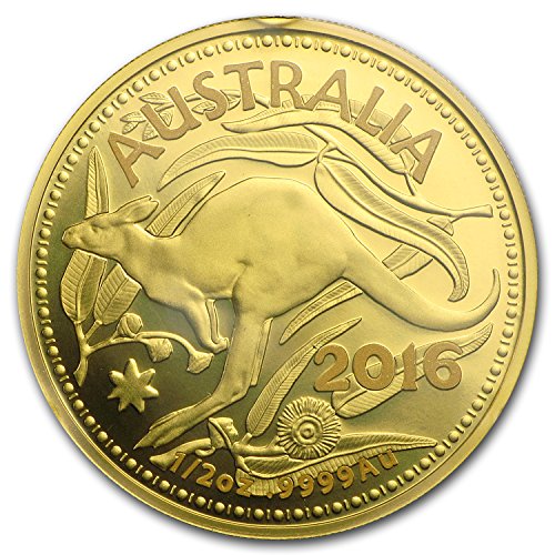 2016 AU Australia 1/2 oz Gold RAM Kangaroo (In Assay) 1/2 OZ Brilliant Uncirculated