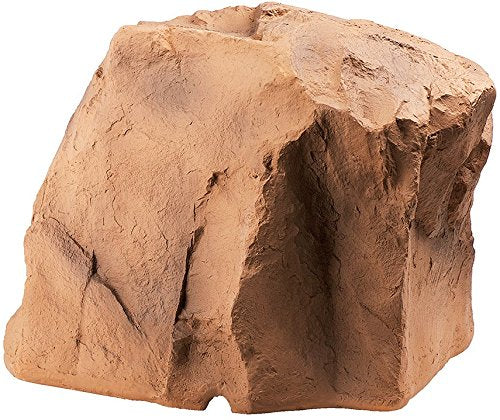 OSD Audio 8" High Fidelity Outdoor Rock Speaker Durable Weather-Resistant Design, Single - Sandstone Brown RS850