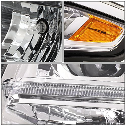 DNA Motoring HL-OH-CSUB15-CH-AM Headlight Assembly (Driver & Passenger Side)