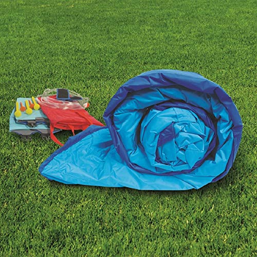 BANZAI Plummet Falls Adventure Inflatable Backyard Kids Water Slide and Pool