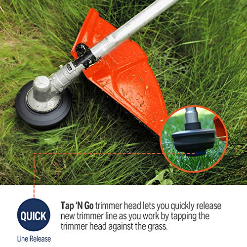 Husqvarna 129L 17" Cutting Path Gas String Trimmer,Orange