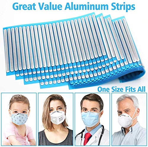 100PCS Aluminum Nose Wire for Mask Handmade DIY Wire Sewing Crafts