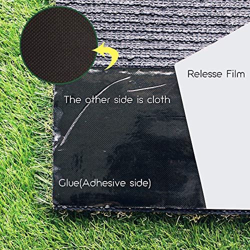 0.8" Pile Height Artificial Grass Turf 9FTX15FT(135 Square FT), Indoor Outdoor Pet Dog Synthetic Grass Mat Rug Carpet for Garden Backyard Balcony