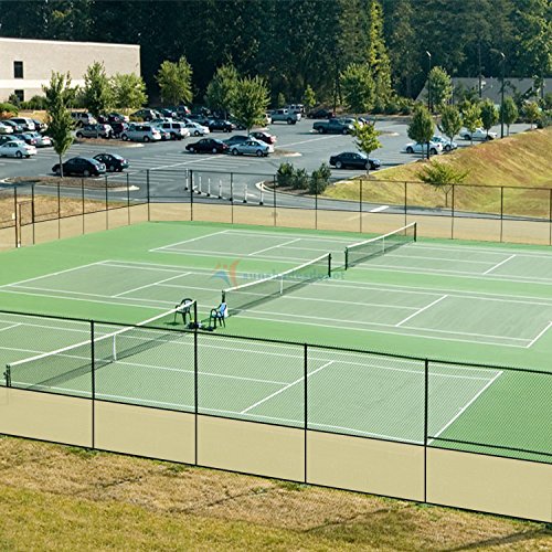 TANG Sunshades Depot Chain Link Fence Privacy Screen Windscreen Commercial Grade 150 GSM Custom Sizes Heavy Duty Brass Grommets