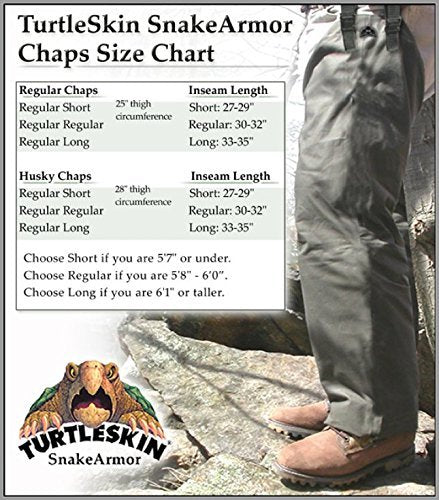 TurtleSkin® SnakeArmor Total Protection Snake Chaps