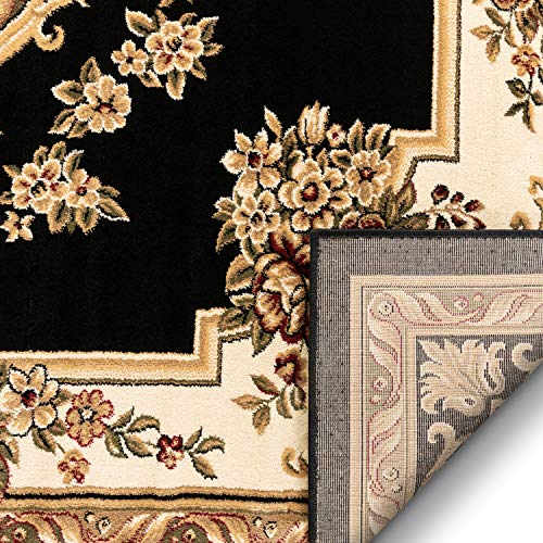 Well Woven Timeless Le Petit Palais Traditional 3633 Area Rug, 15'0" x 10'11", Black