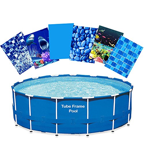 16' Tube Frame Pool Liner Replacement Re-Lining Kit (Turtle Bay)