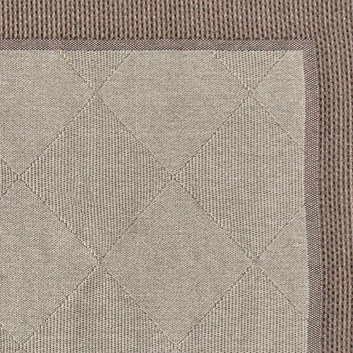 Gertmenian Platinum Label Furman Collection Modern Outdoor Patio Rug, 9' x 13' X Large, Charcoal Gray