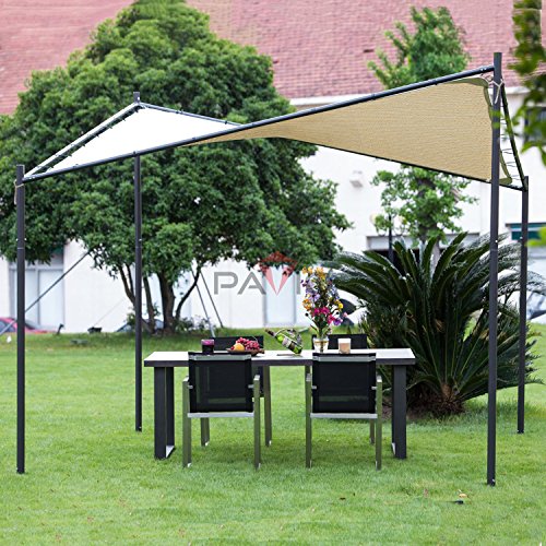 Patio Paradise 12'x16' Waterproof Sun Shade Sail Canopy Rectangle Straight Side Grommet Pergola Cover Windscreen Customize Available