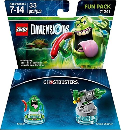 Lego Dimensions Ghostbusters Starter Pack + Peter Venkman Level Pack + Slimer + Stay Puft Fun Packs for Playstation 4 or PS4 Pro Console
