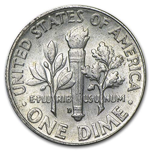 1946-1964 90% Silver Roosevelt Dimes $100 Face-Value Bag Dime Very Good