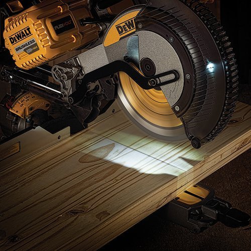 DEWALT DHS790AT2 FLEXVOLT 120V MAX Corded / Cordless 12" Double Bevel Compound Sliding Miter Saw (includes 2 Batteries & Fast Charger)