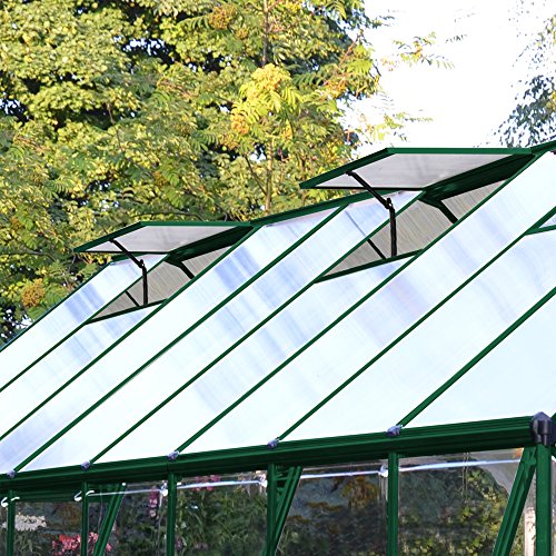 Palram Balance Hobby Greenhouse, 8' x 20', Green