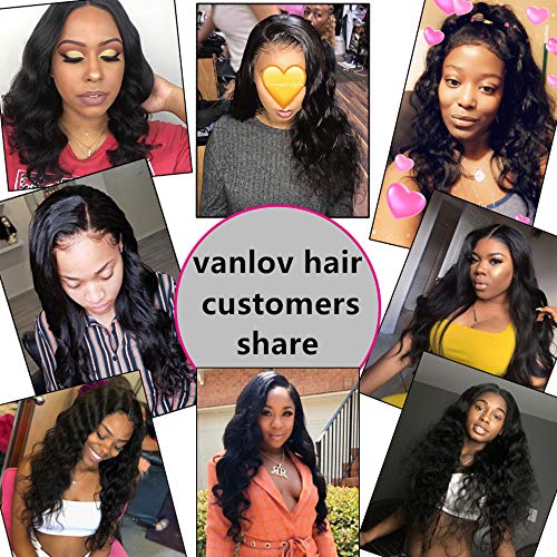 Body Wave Lace Front Wigs Human Hair with Baby Hair Pre Plucked Hairline 100% Unprocessed Virgin Brazilian Hair Glueless Lace Wigs