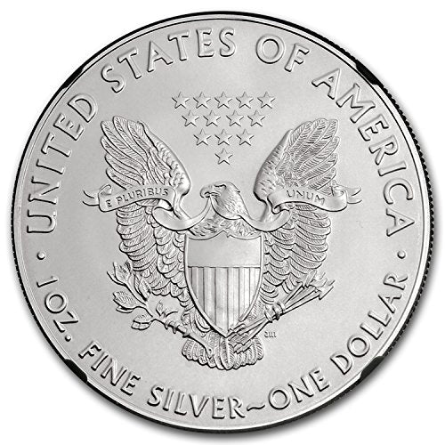 2016 Silver American Eagle MS-70 NGC (ER, Green Holder) 1 OZ MS-70 NGC