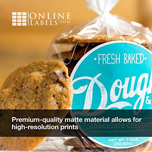 2.5 Inch Round Labels - Pack of 12,000 Circle Stickers, 1,000 Sheets - Inkjet/Laser Printer - Online Labels