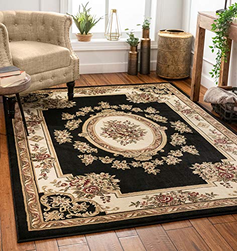 Well Woven Timeless Le Petit Palais Traditional 3633 Area Rug, 15'0" x 10'11", Black