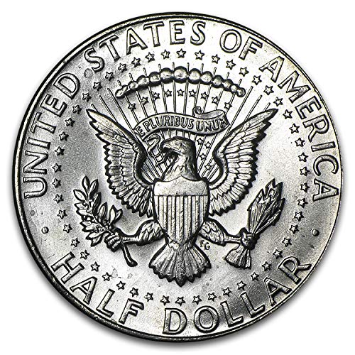 1964 Silver 1964-P/D Kennedy Half Dollar 20-Coin Roll BU Half Dollar Brilliant Uncirculated