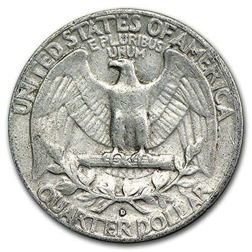 1932-1964 90% Silver Washington Quarters $100 Face-Value Bag Quarter Very Good