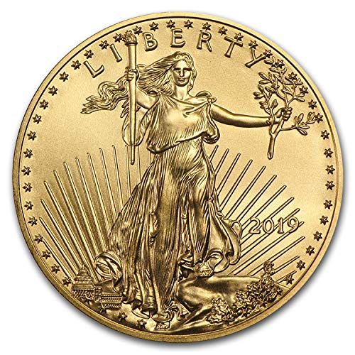 2019 1 oz Gold Eagle MS-70 PCGS (First Strike, Black Label) 1 OZ MS-70 PCGS
